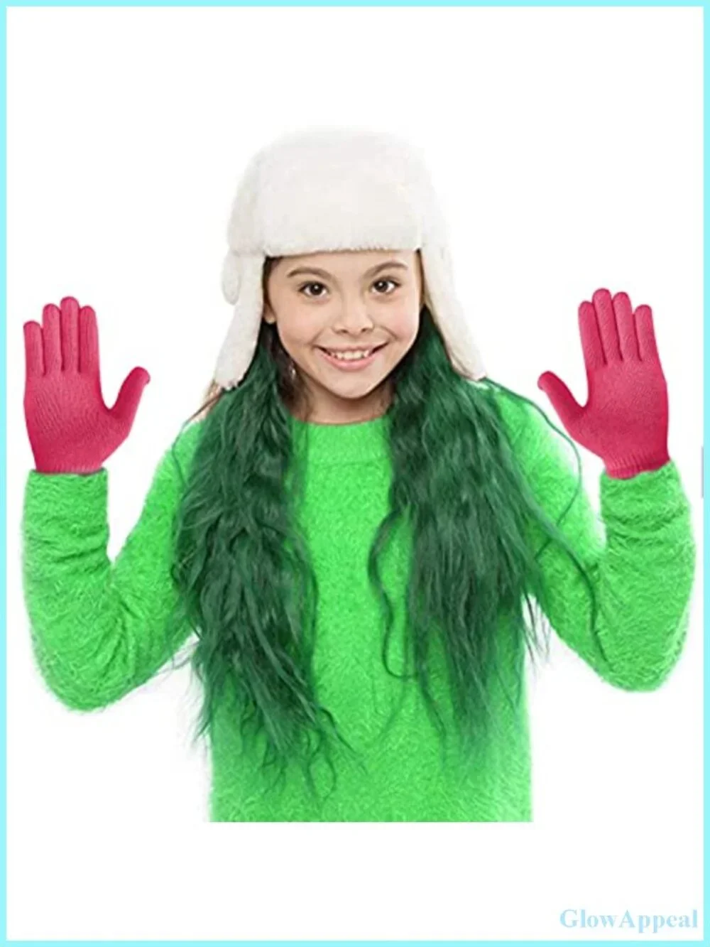 5 Pairs Winter Knitted Magic Elastic Gloves for Adults Kids Unisex Driving